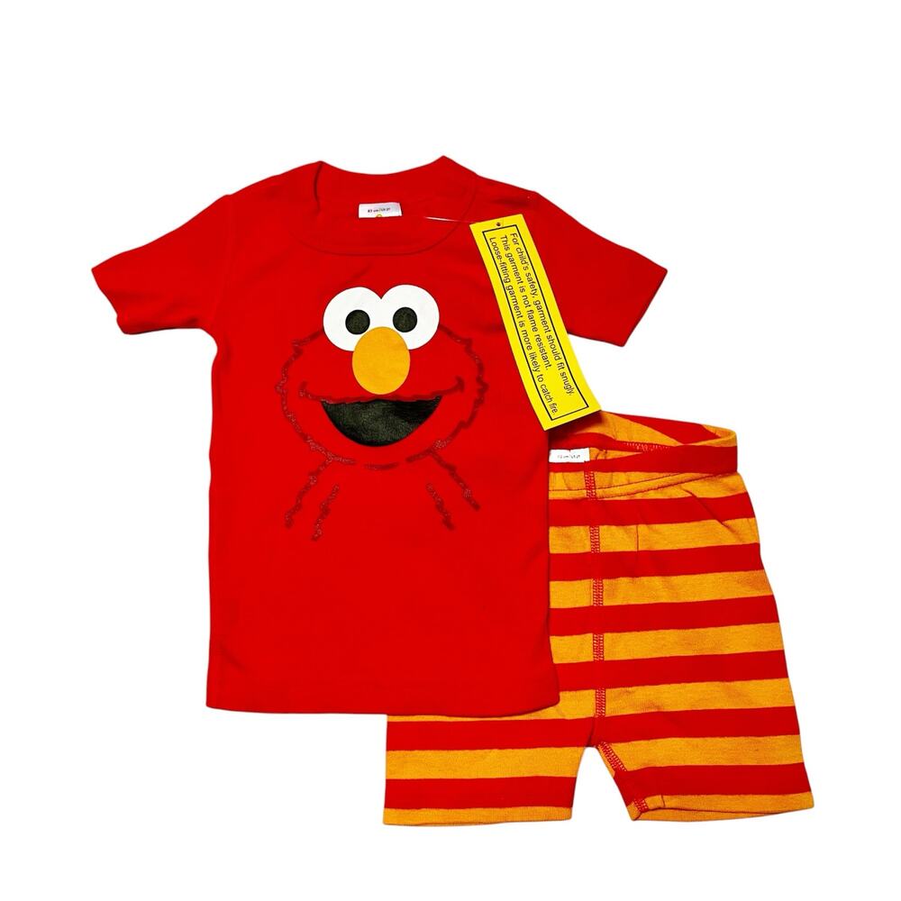 NWT Hanna Andersson Sesame Street Elmo PJ Set Size 2T